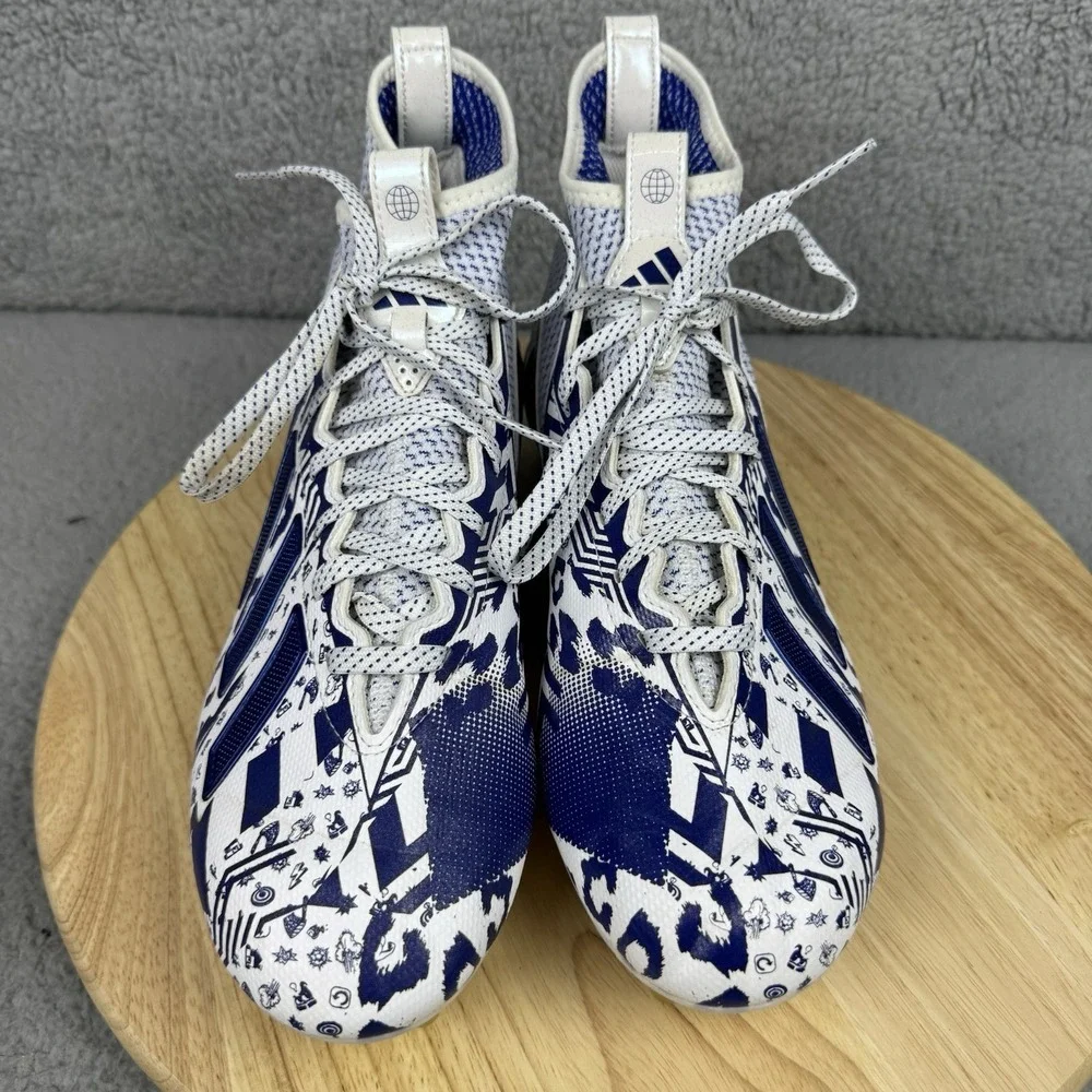 ADIDAS‎ Freak 23 7v7 SMU Mens Size 9.5 Royal Blue White Football Cleats Shoes